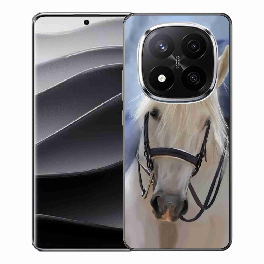 Gél borítás mmCase a Xiaomi Redmi Note 14 Pro+ 5G számára - fehér ló