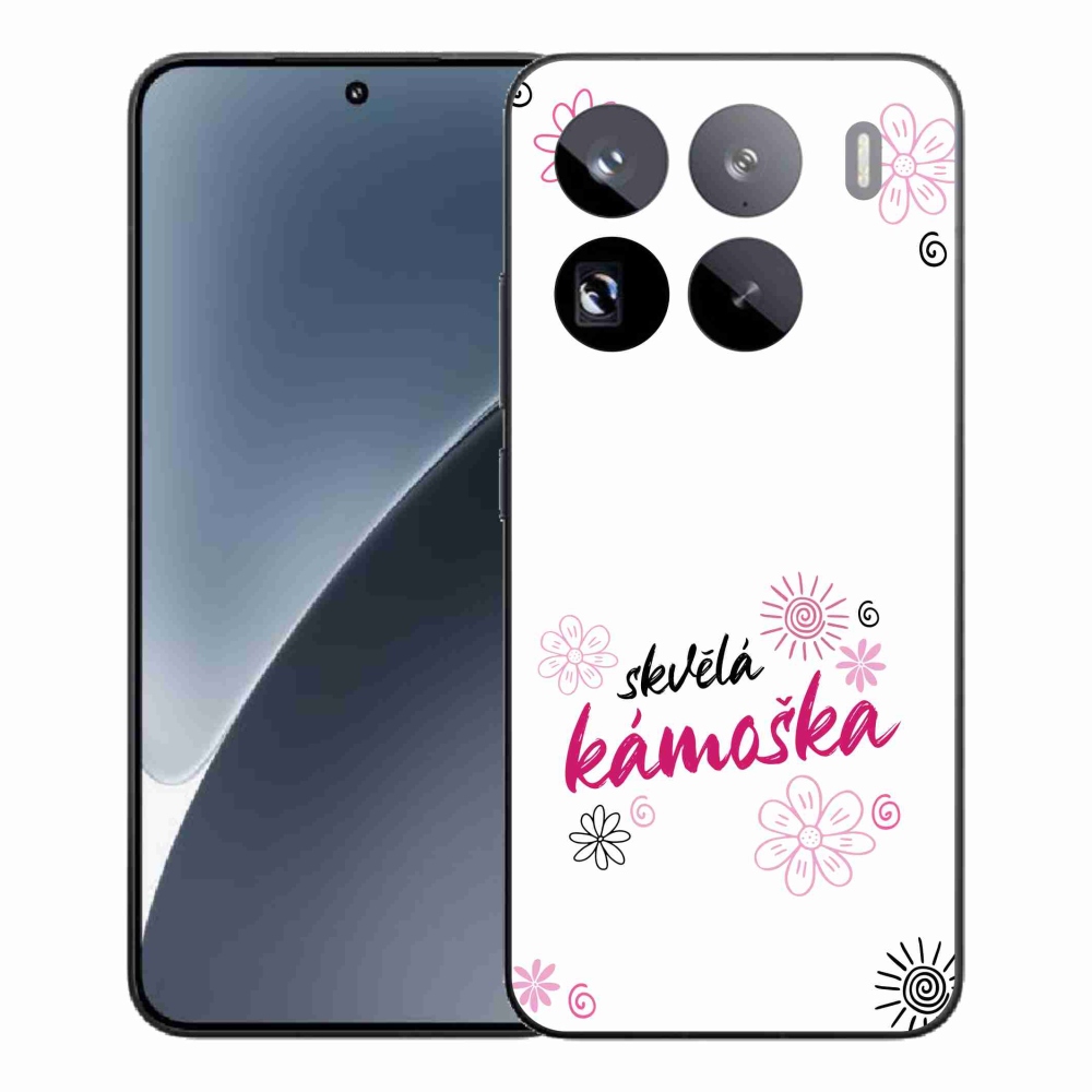 Gél borító mmCase a Xiaomi 15 Pro - nagyszerű haver fehér háttérrel