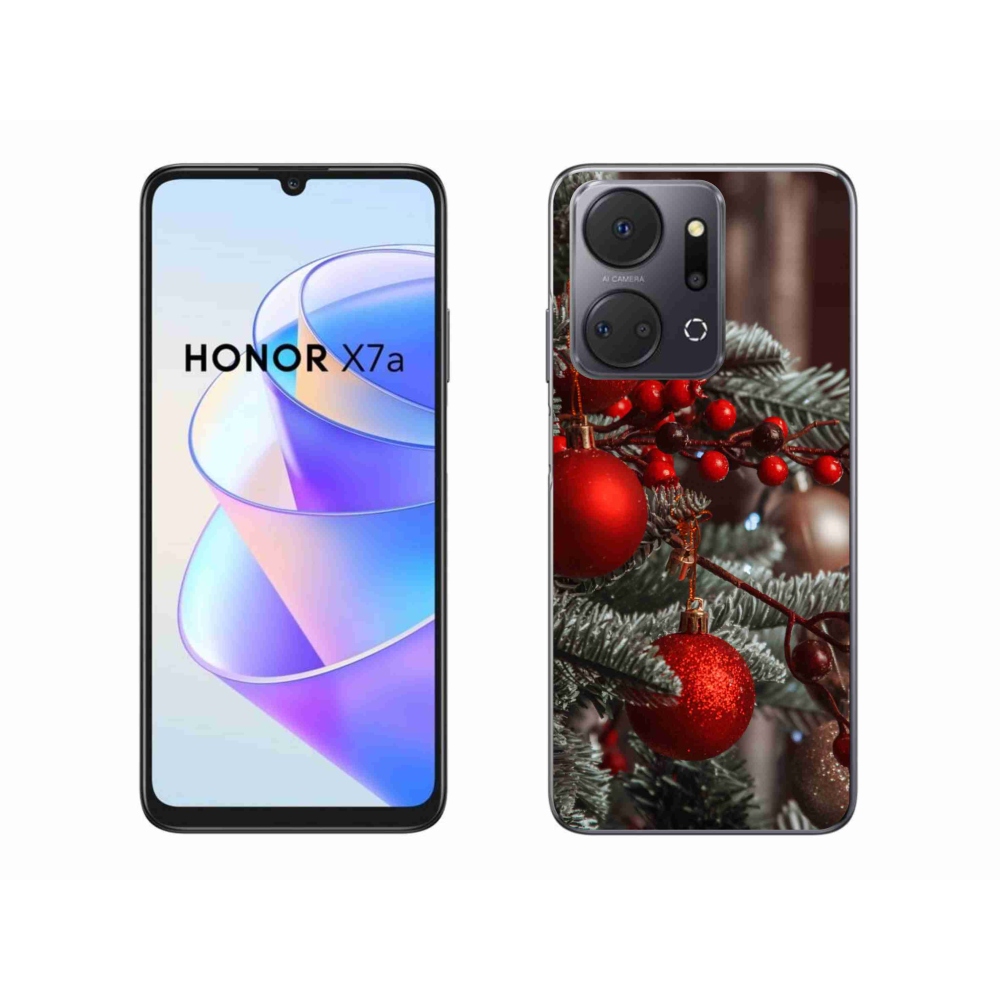Gél borítás mmCase a Honor X7a számára - karácsonyi dekorációk 2