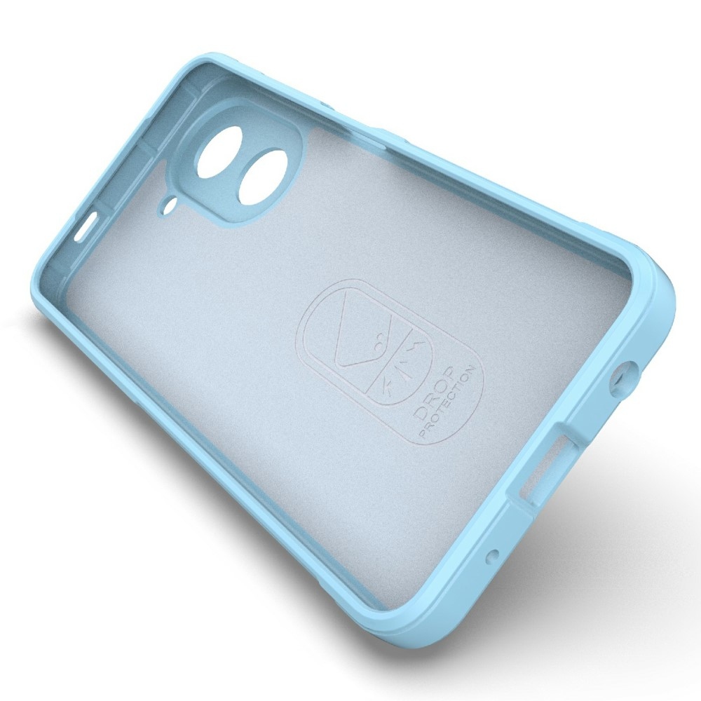 Rugg tartós zselés tok Xiaomi Redmi A5 (171.7x77.8x8.3mm) - világoskék színben