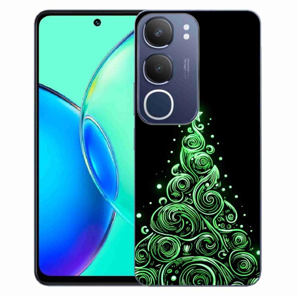 Gél borítás mmCase a Vivo Y19s - neon karácsonyfa 3