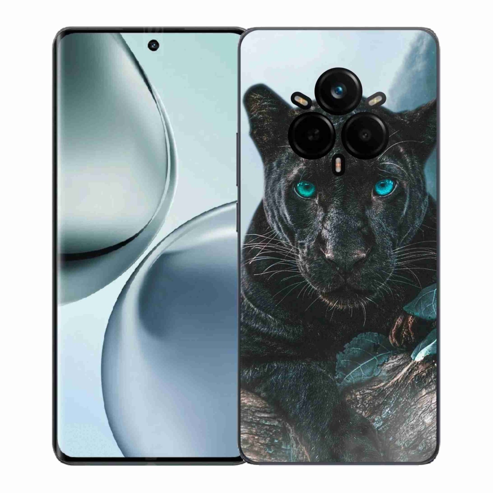 Gél borítás mmCase a Realme 14 Pro 5G készülékhez - fekete párduc