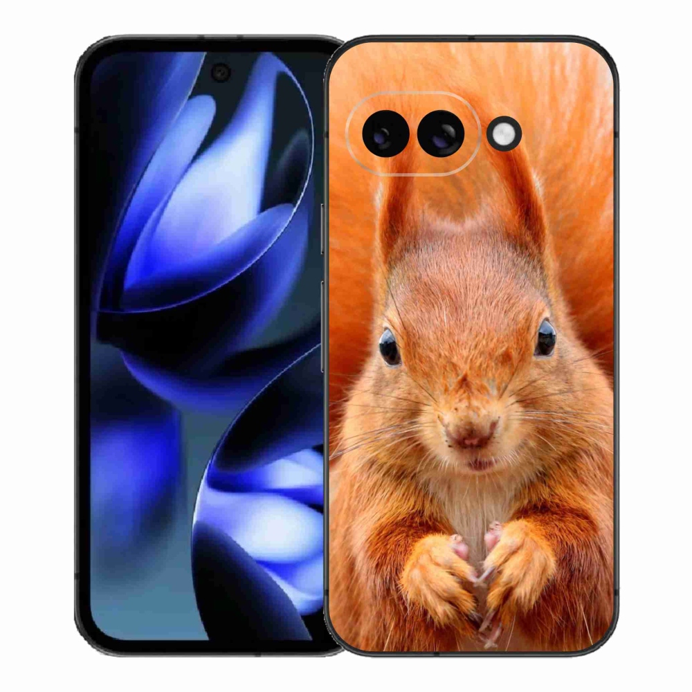 Zselés borítás mmCase a Google Pixel 9a készülékhez - mókus