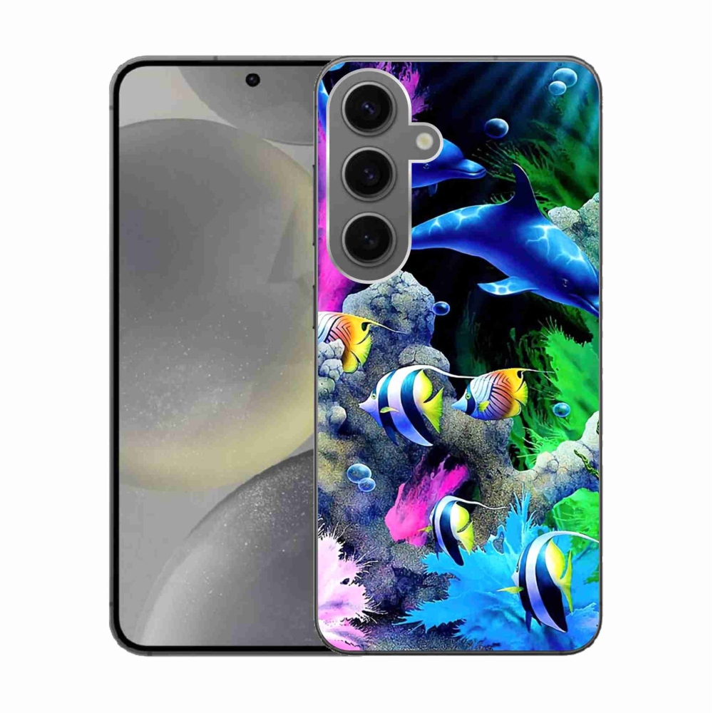 Gél tok mmCase Samsung Galaxy S24 készülékhez - tengeri világ