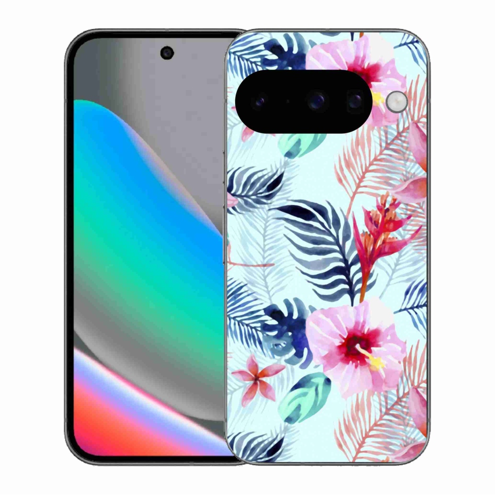 Zselés borítás mmCase a Google Pixel 10 készülékhez - virágok