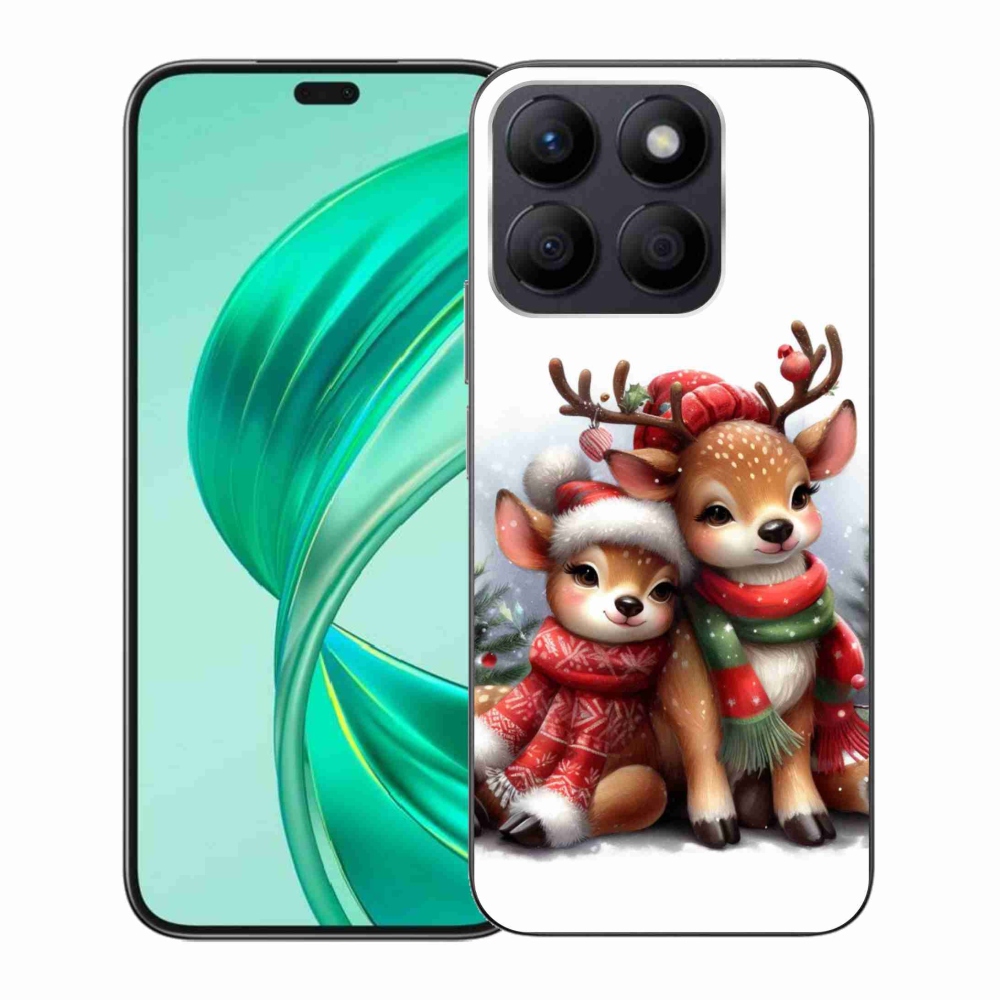 Zselés borítás mmCase a Honor X8b készülékhez - karácsonyi rénszarvas