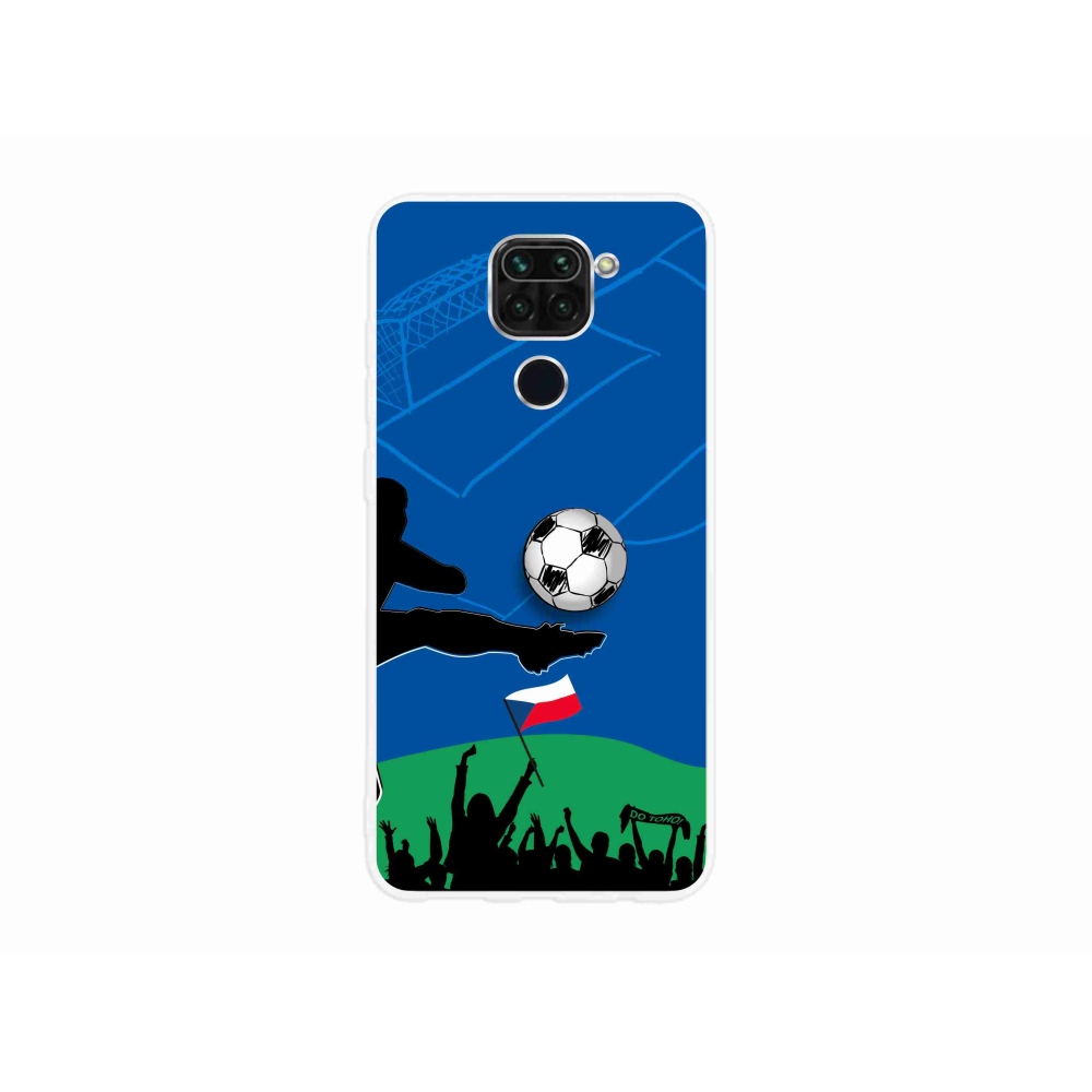 Gél borítás mmCase a Xiaomi Redmi Note 9-hez - futball rajongóknak