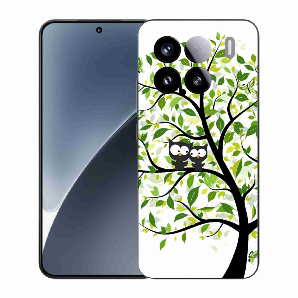 Gél borító mmCase a Xiaomi 15-hez - baglyok a fán