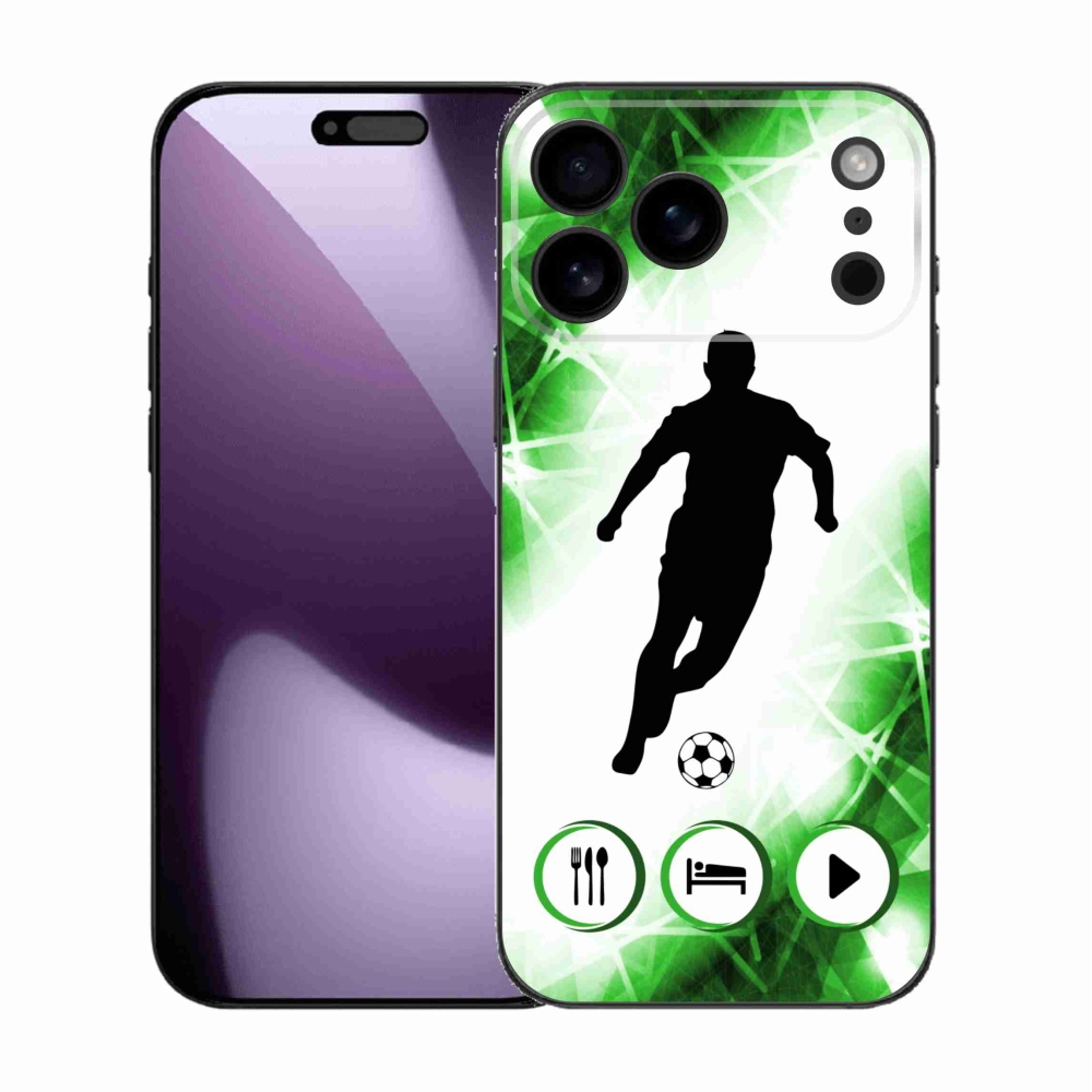 Zselés borítás mmCase iPhone 17 Pro Max készülékhez - focista