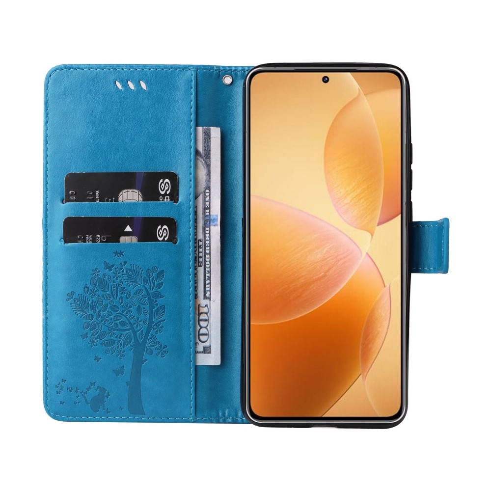 Fák könyve tok Xiaomi 14T Pro - kék