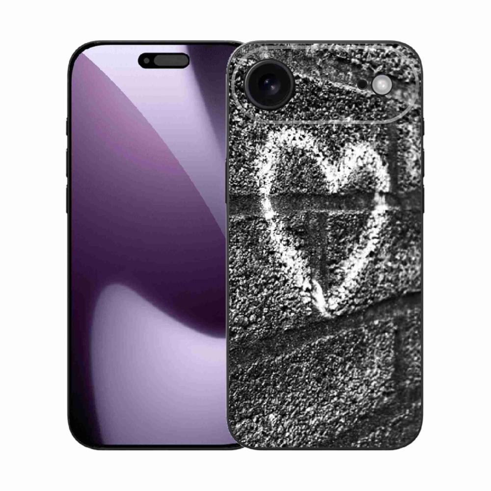 Gél borítás mmCase iPhone 17 Air készülékhez - szív a falon