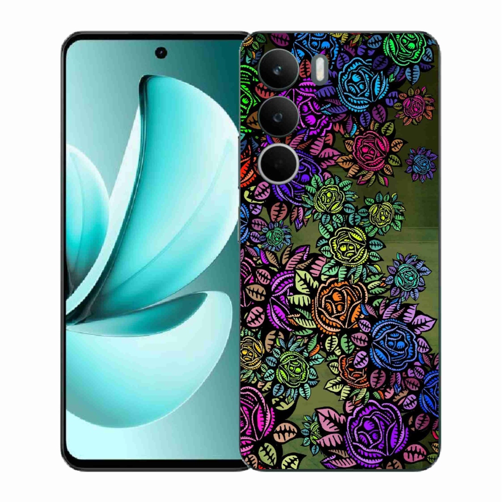 Gél borító mmCase a Realme C71 készülékhez - virágok 6