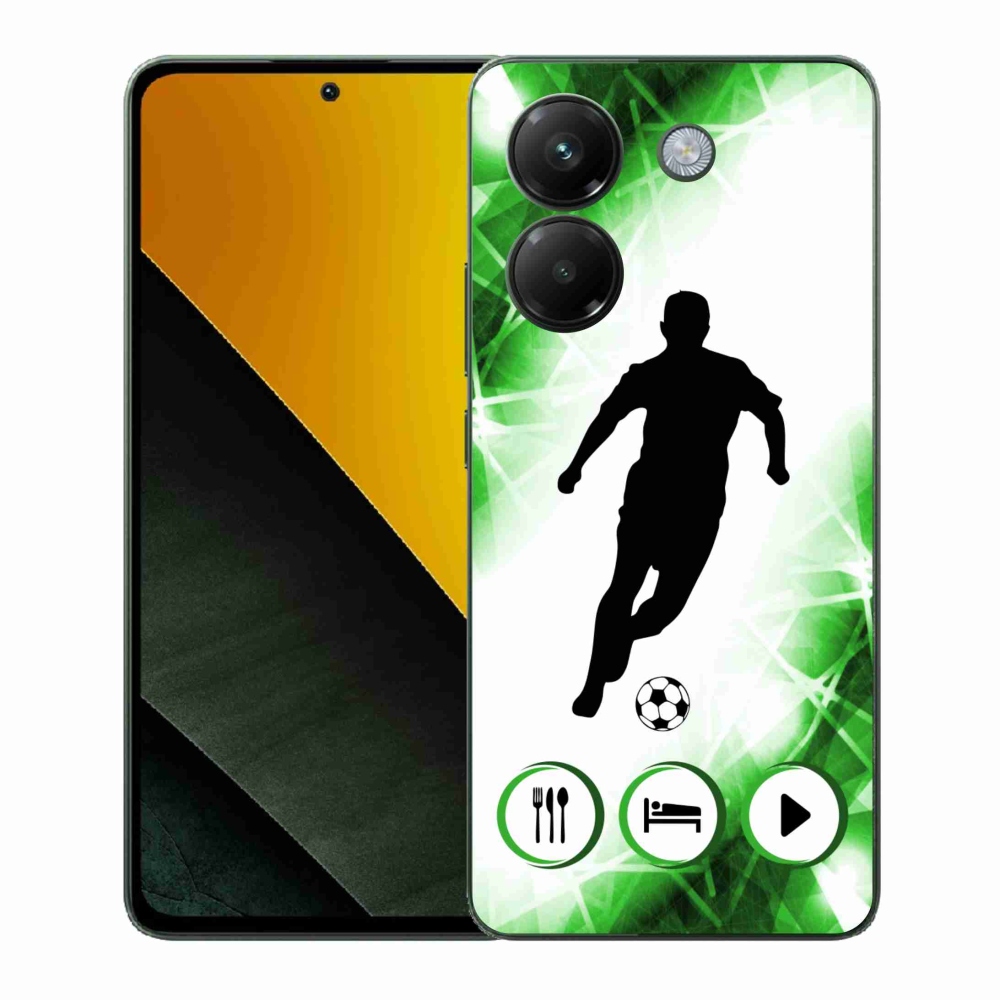 Gél borítás mmCase a Xiaomi Poco M7 Pro 5G számára - focista