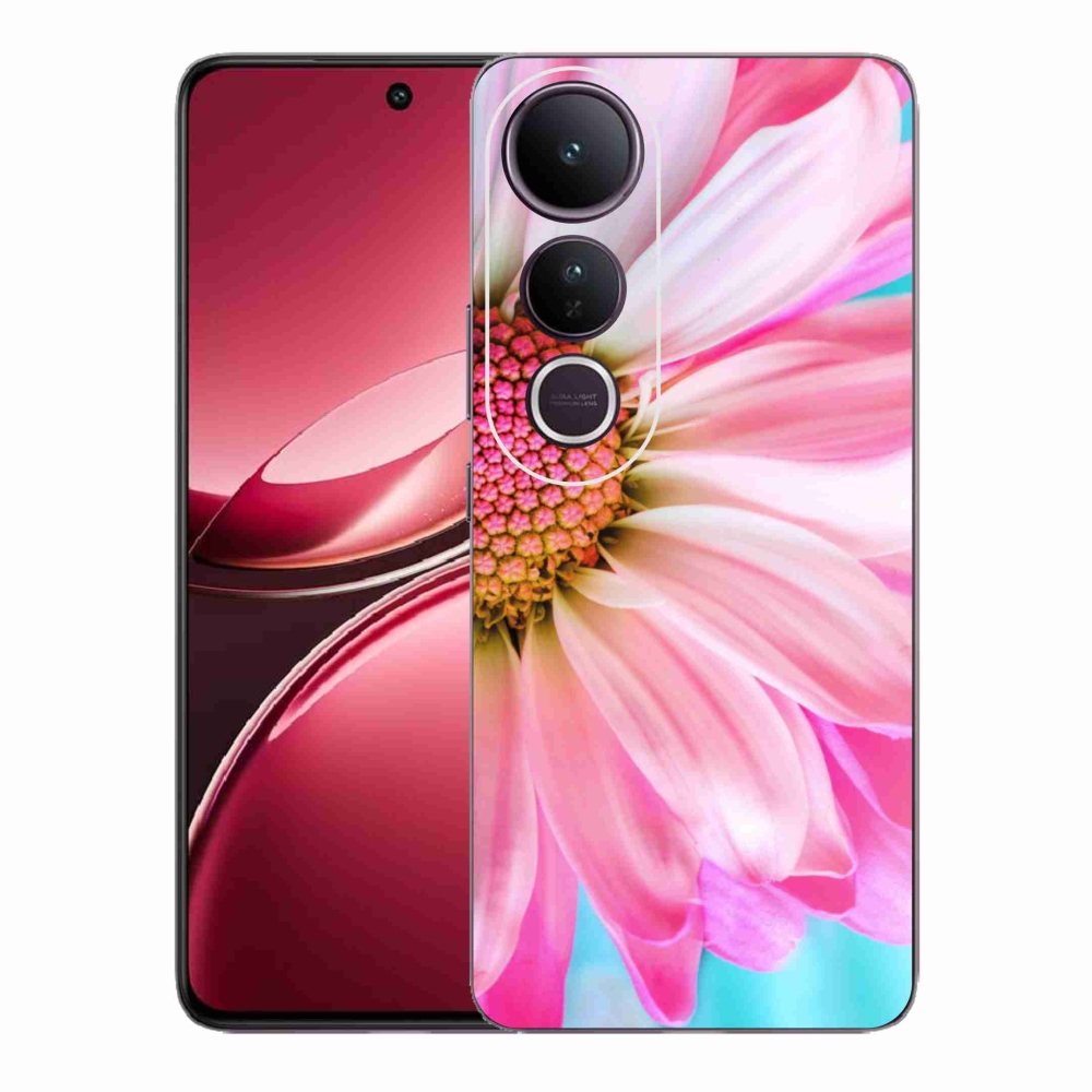 Gél borítás mmCase a Vivo V50 Lite 4G/5G készülékhez - rózsaszín virág