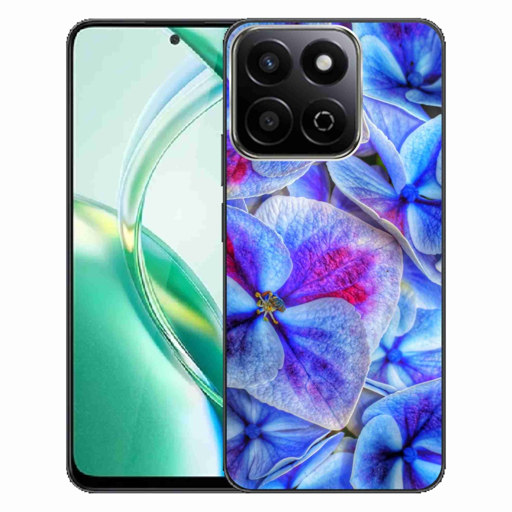 Zselés borító mmCase a Honor 200 Smart 5G készülékhez - kék virágok 1
