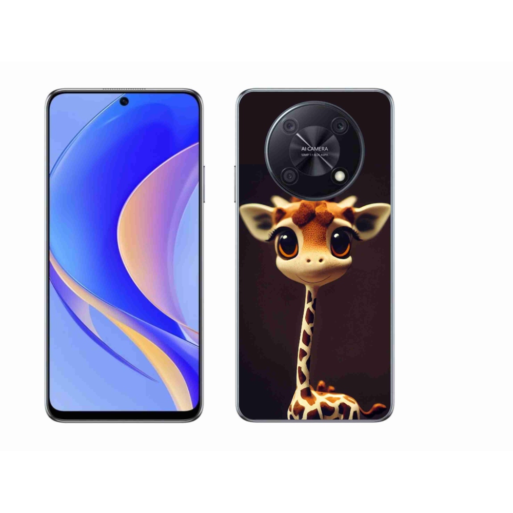 Gél borítás mmCase a Huawei Nova Y90 készülékhez - kis zsiráf