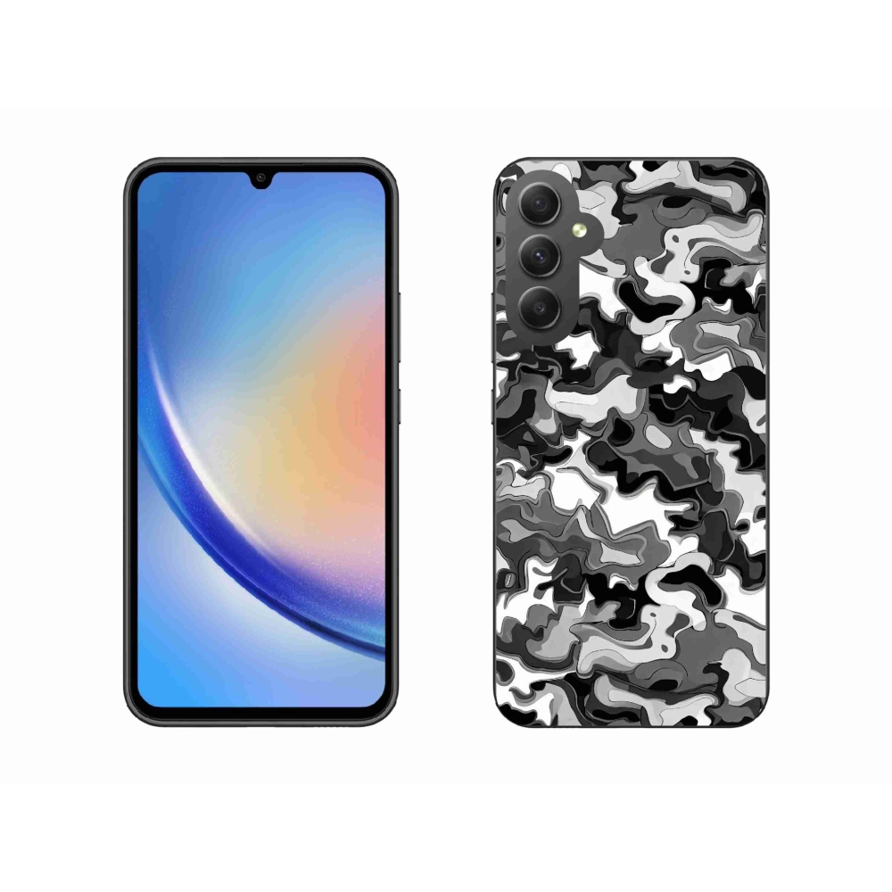 Gél védőhuzat mmCase Samsung Galaxy A34 5G - terepszínű mintázat 3