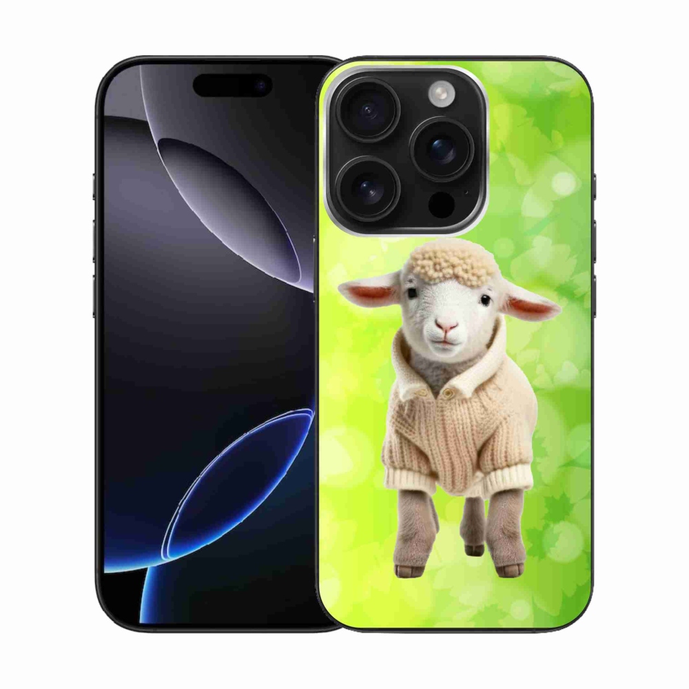 Gél borítás mmCase iPhone 16 Pro készülékhez - bárányhús pulóverben