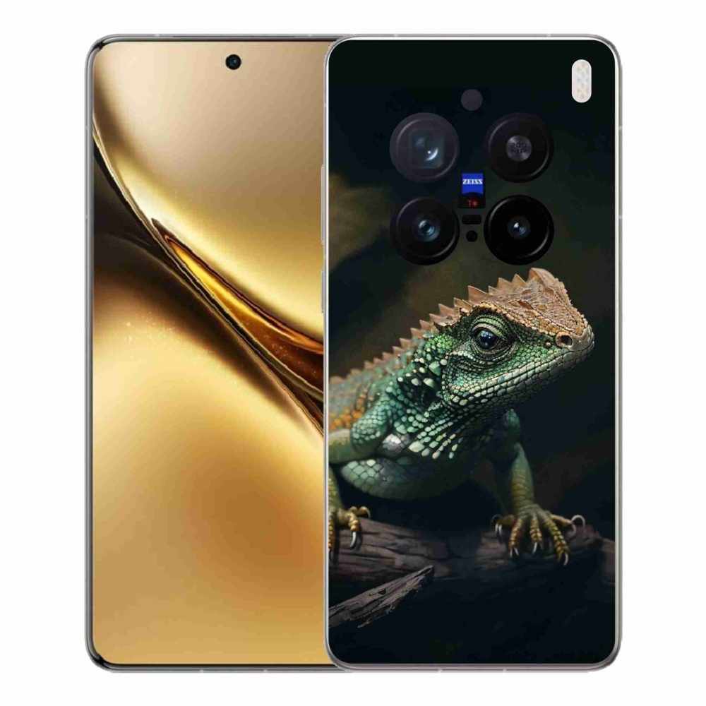 Zselés borítás mmCase a Vivo X200 Pro 5G készülékhez - gyík