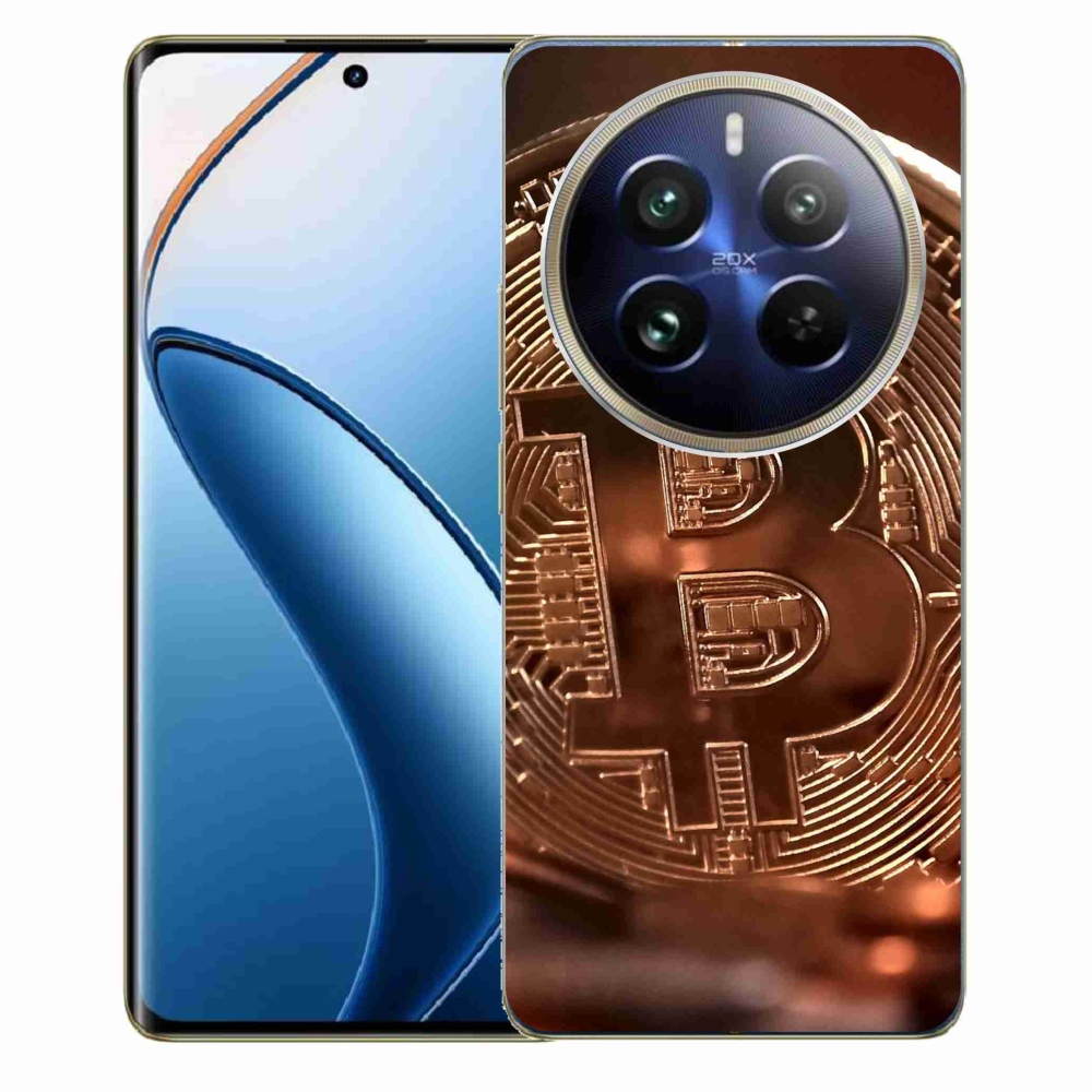 Gél borítás mmCase a Realme 12 Pro 5G/12 Pro+ 5G számára - bitcoin