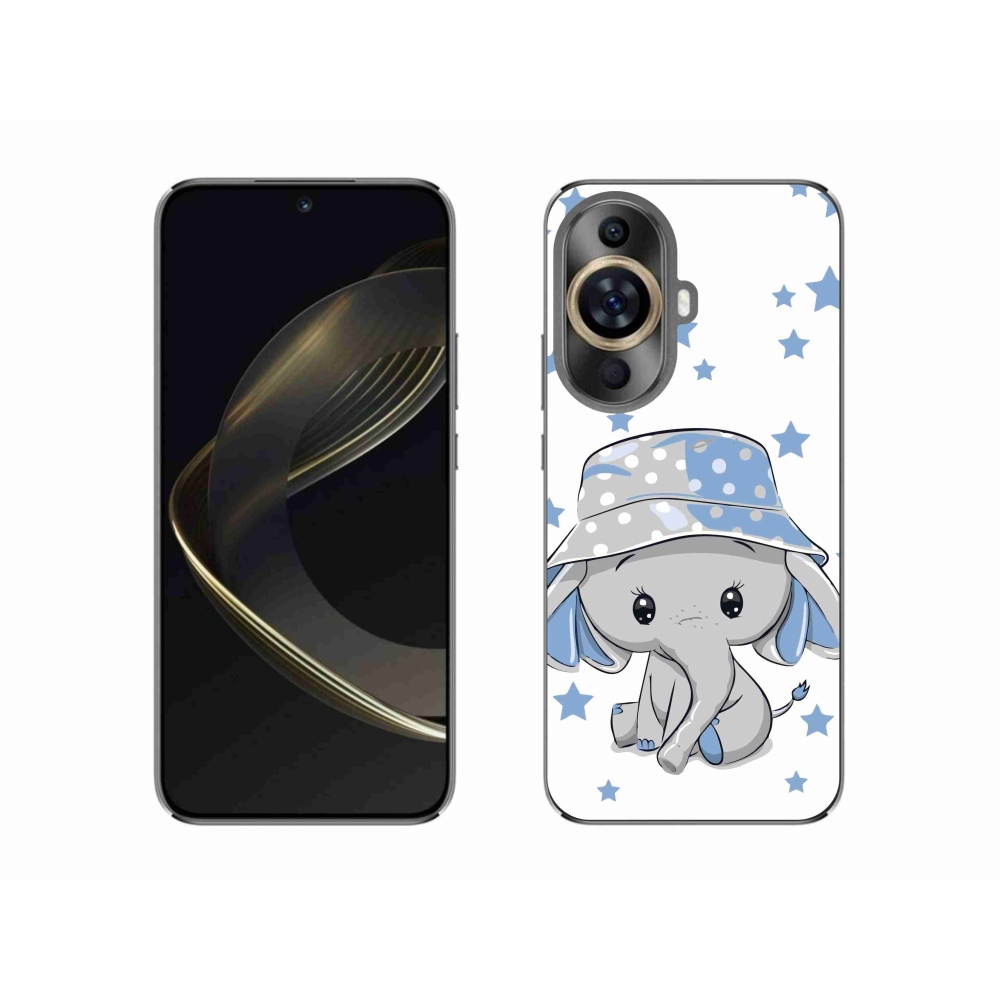 Gél borítás mmCase a Huawei Nova 11 készülékhez - kék elefánt