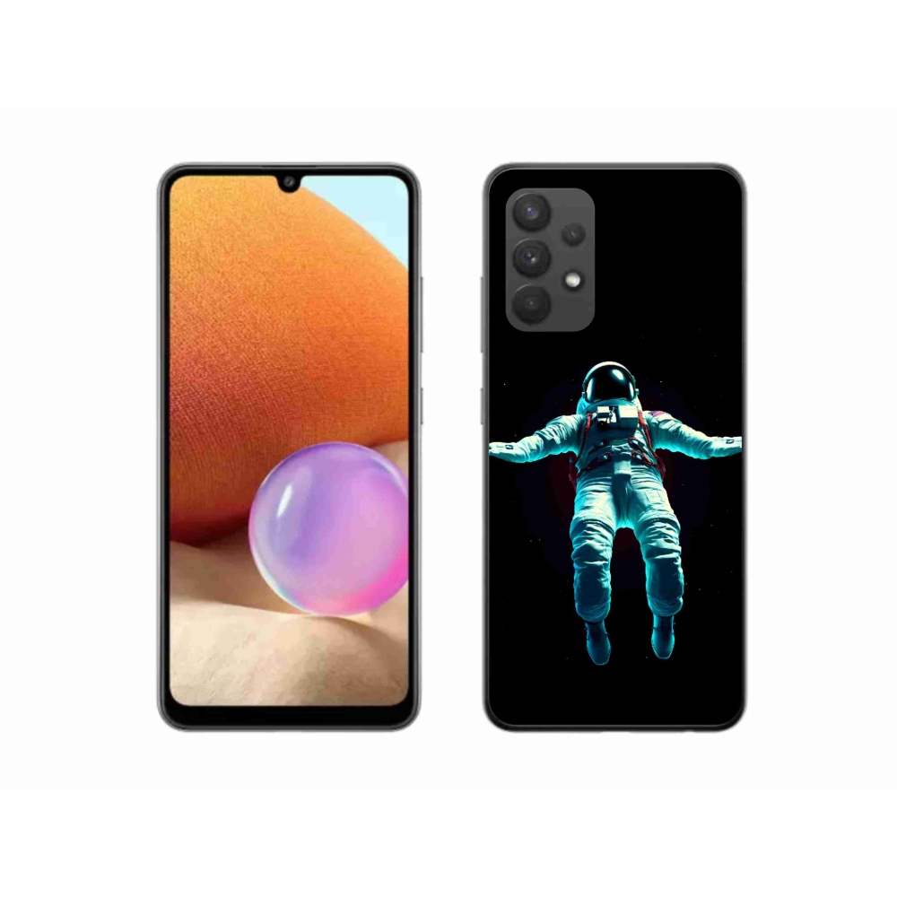 Gél borítás mmCase Samsung Galaxy A32 4G - űrhajósokhoz