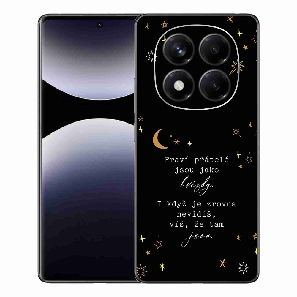 Gél borítás mmCase a Xiaomi Redmi Note 14 Pro számára - idézem 6 fekete háttér