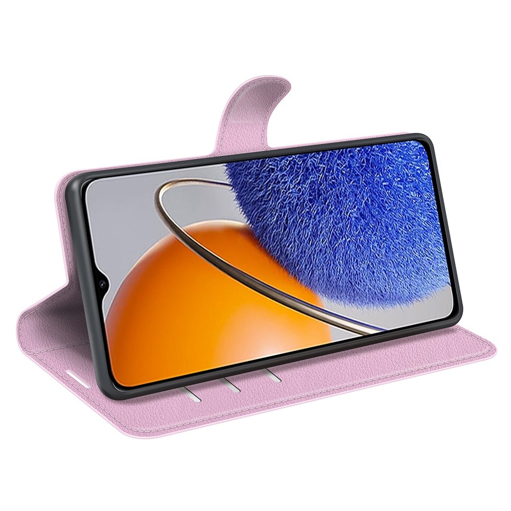 Litchi könyv tok a Huawei Nova Y61-hez - rózsaszínű