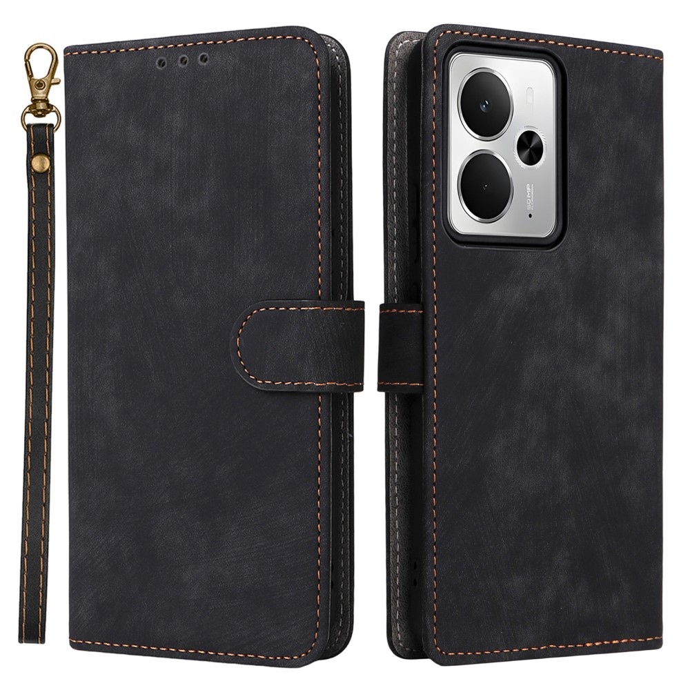 RFID könyvtáska a Realme 14 5G/ 14T 5G készülékhez - fekete