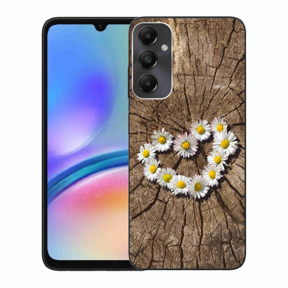 Zselés borítás mmCase Samsung Galaxy A05s készülékhez - százszorszépek szíve