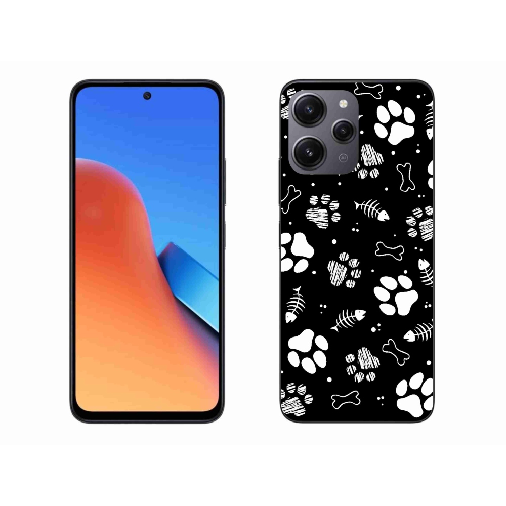 Gél borítás mmCase a Xiaomi Redmi 12-hez - kutyamancsok