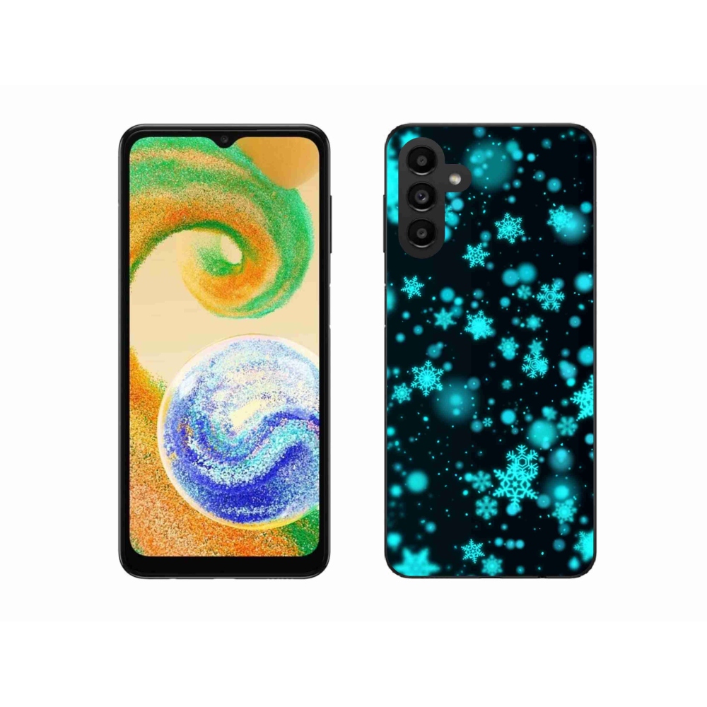 Zselés borítás mmCase Samsung Galaxy A04s (164.7x76.7x9.1mm) - hópelyhek 1