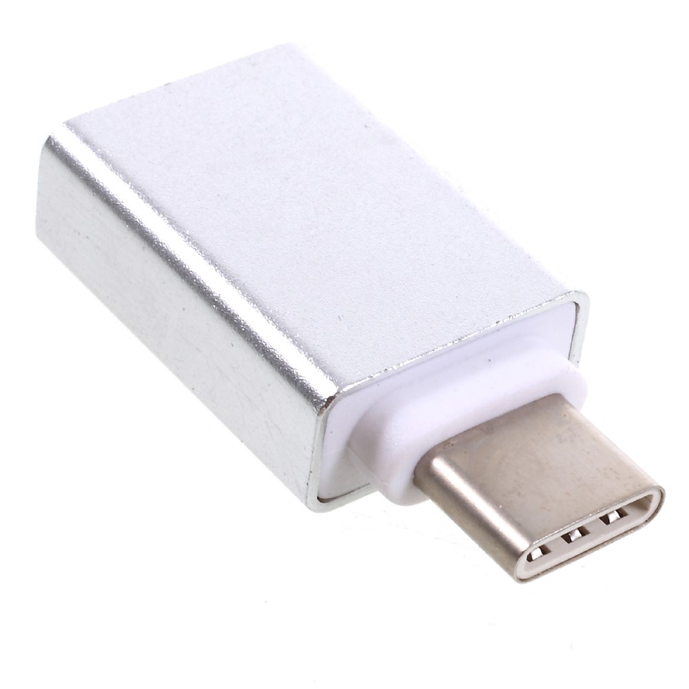 USB-C 3.1/USB 3.0 OTG reduktor - Ezüst