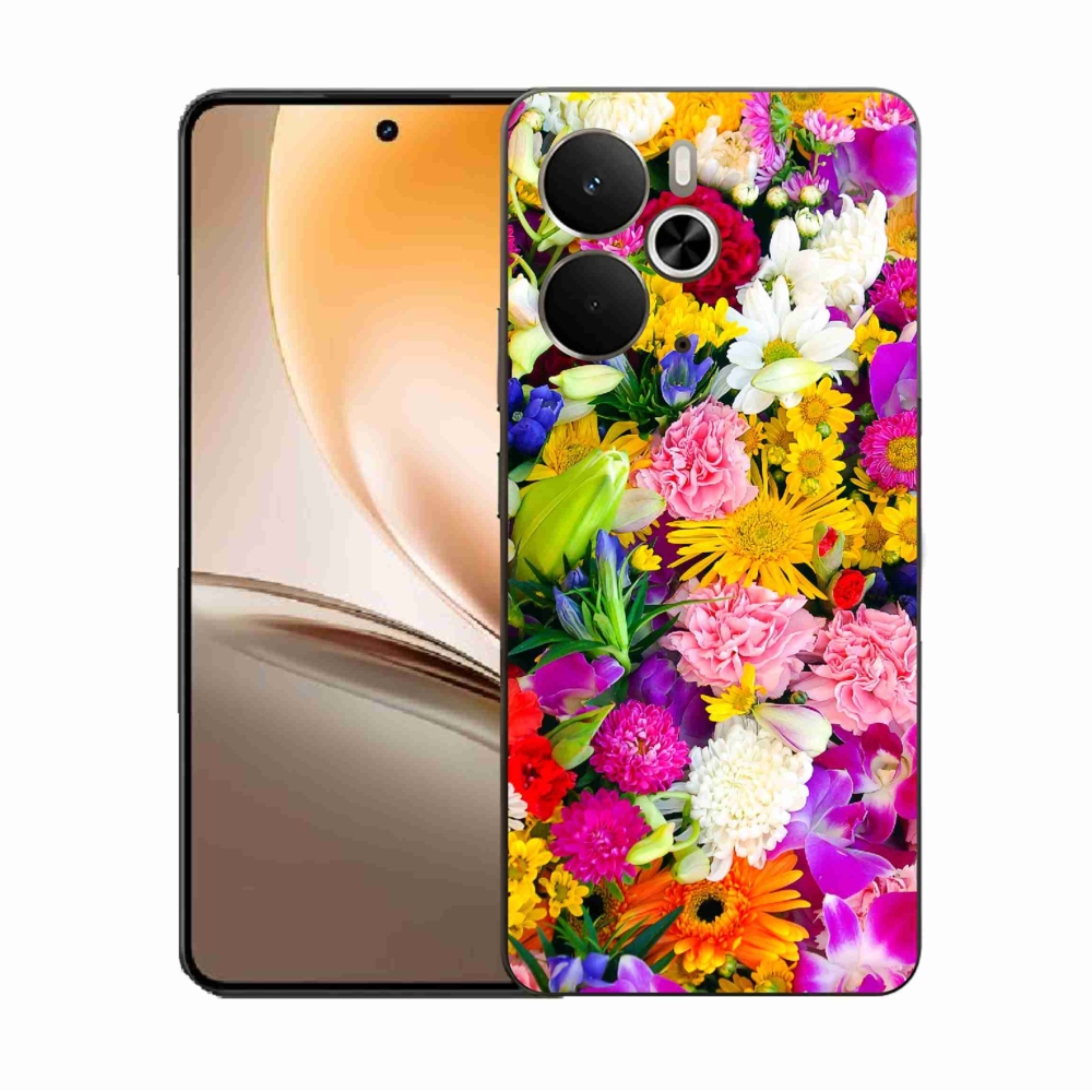 Gél borító mmCase a Realme 14 5G/14T 5G készülékhez - virág 12