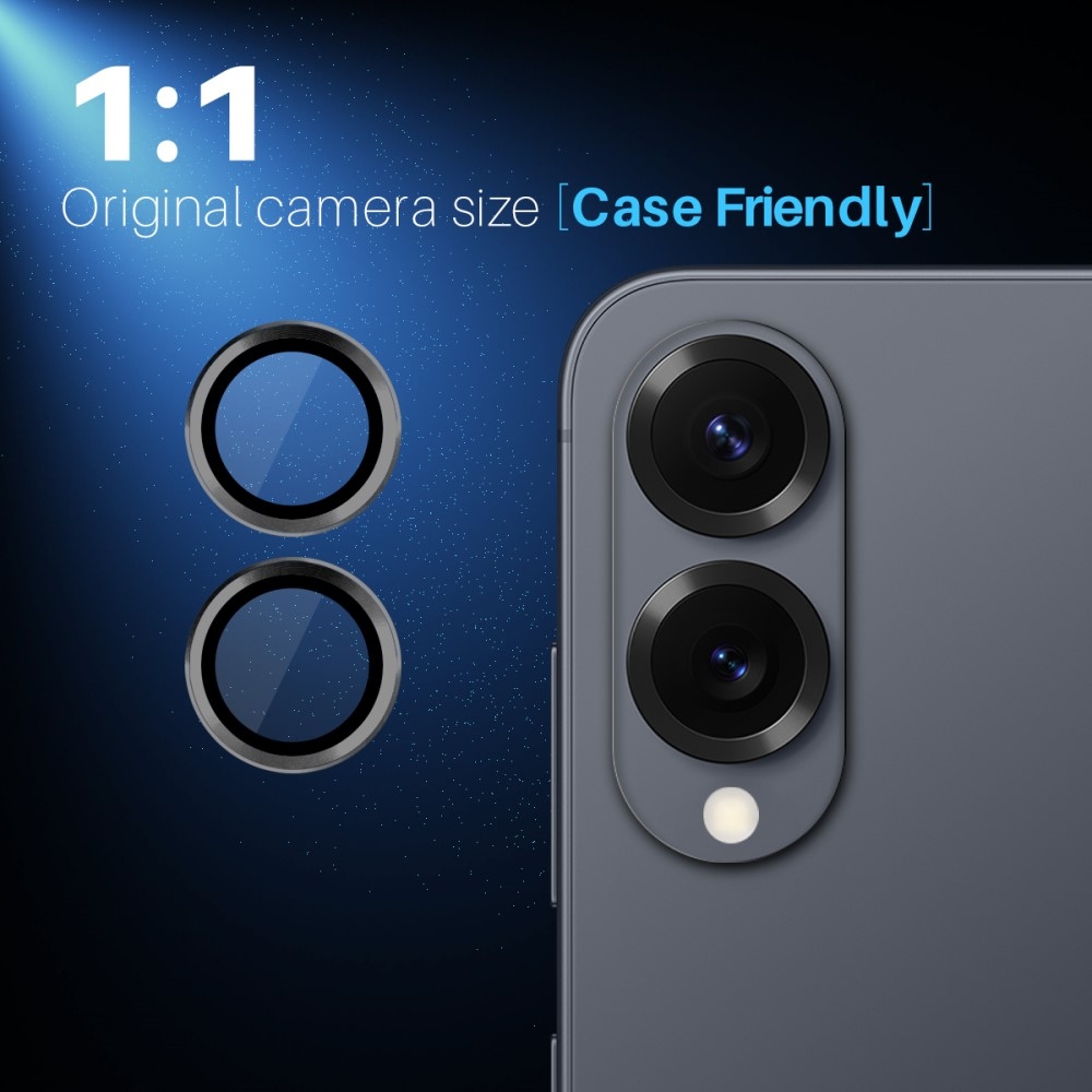 NORTHJO kamera lencse üveg Samsung Galaxy S25 Edge készülékhez (különálló szemüveg) - fekete