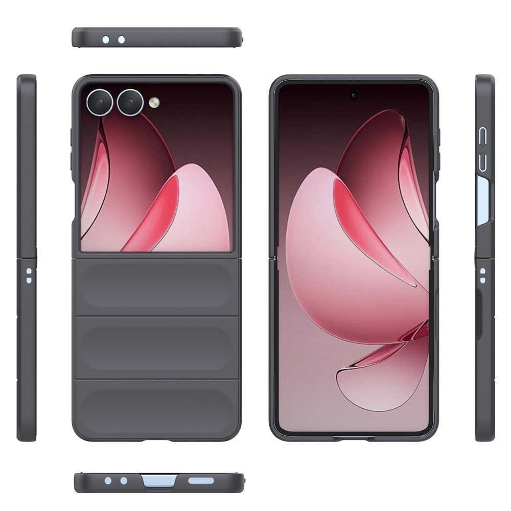 Rugg tartós zselés tok Samsung Galaxy Z Flip7 5G készülékhez - sötétszürke