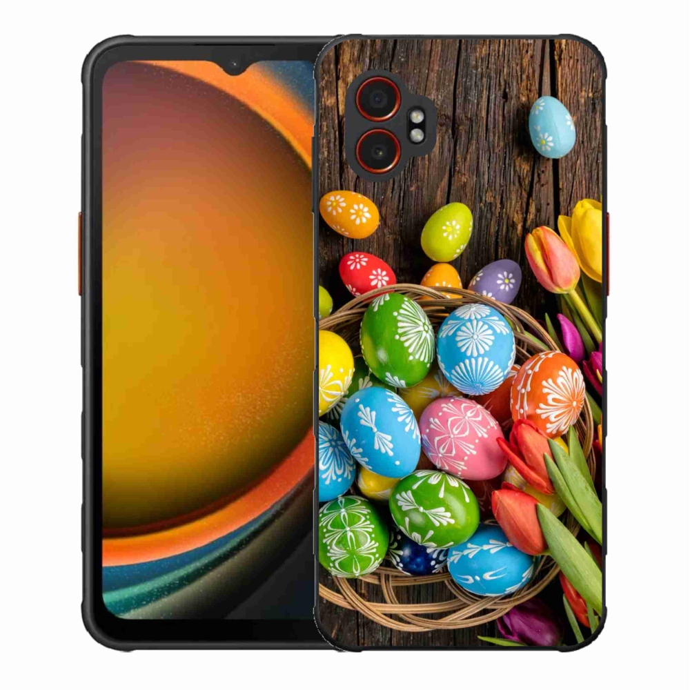 Gél borítás mmCase Samsung Galaxy Xcover 7 Pro - Húsvéti tojás