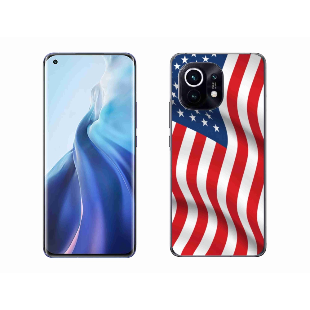 Gél borítás mmCase a Xiaomi Mi 11-hez - amerikai zászló