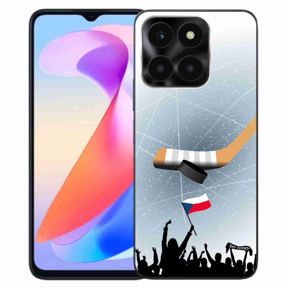 Gél borítás mmCase a Honor X6a számára - hoki rajongóknak