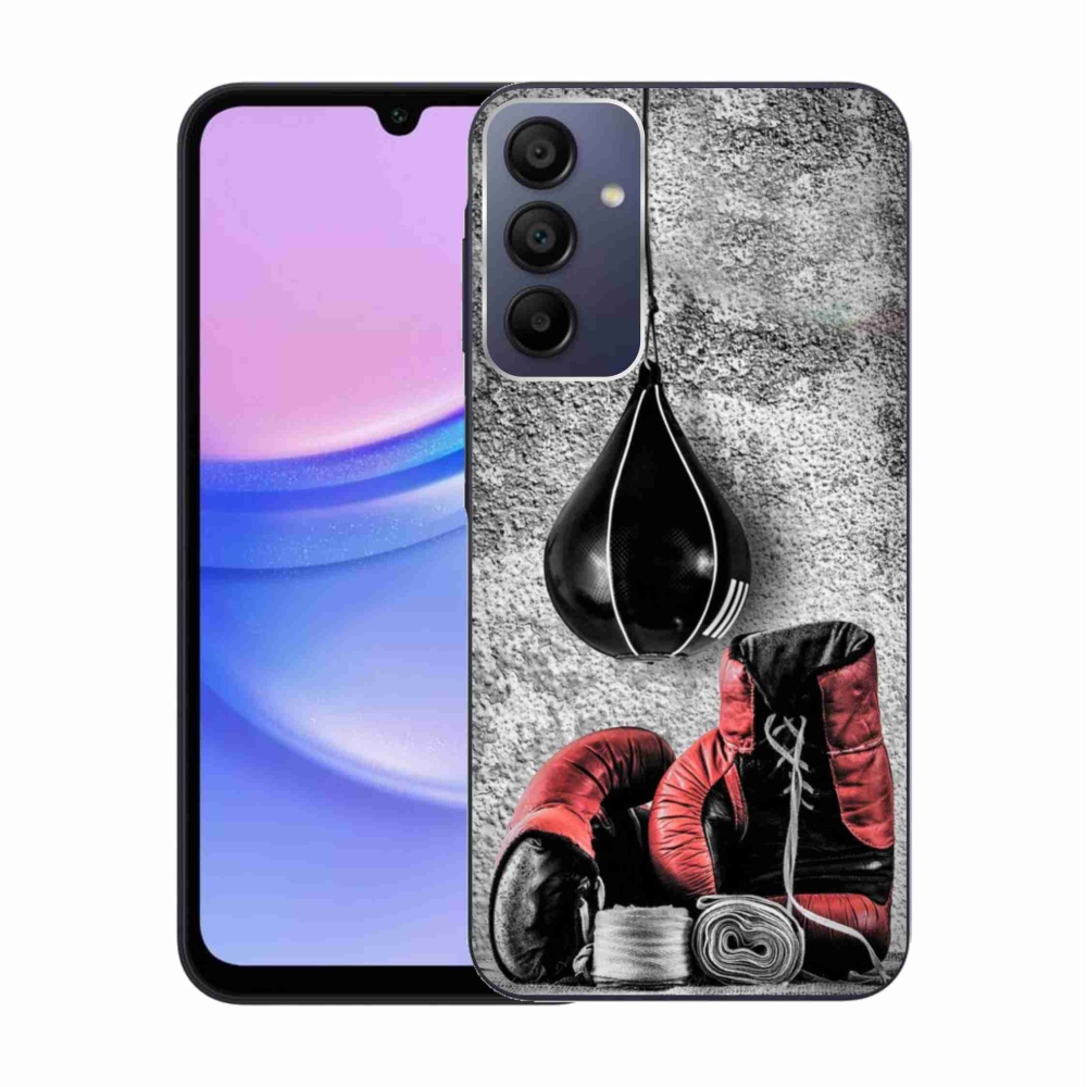 Gél borítás mmCase Samsung Galaxy A15 4G/5G - bokszzsák és kesztyű - Samsung Galaxy A15 4G/5G számára