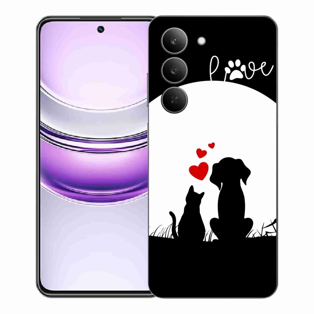 Gél borító mmCase a Realme 14x 5G készülékhez - állatszerelem