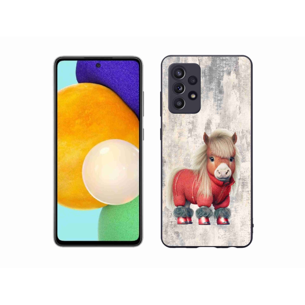Zselés borítás mmCase Samsung Galaxy A52s 5G - póni pulóverben