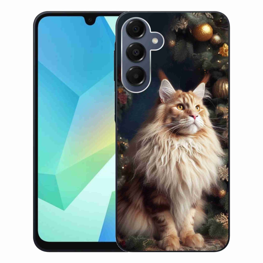 Gél borítás mmCase Samsung Galaxy A16 4G/5G - macska a fánál - Samsung Galaxy A16 4G/5G tok