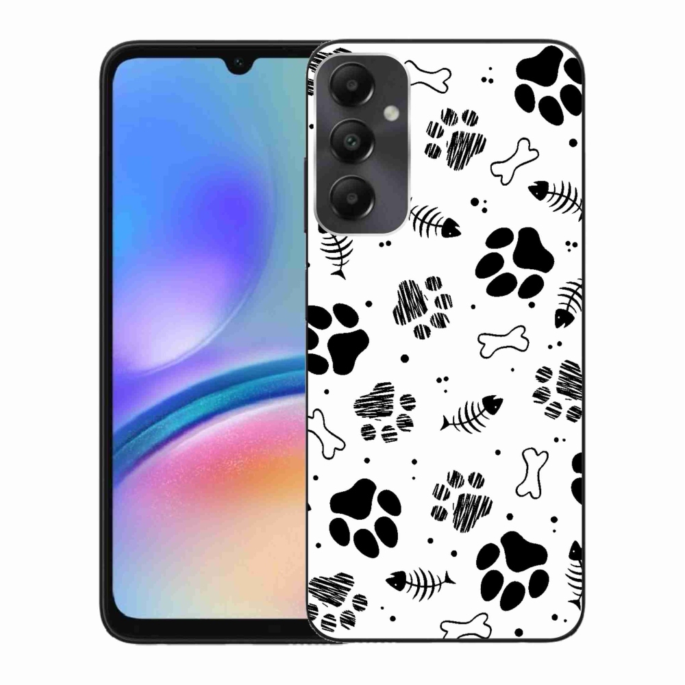 Gél borítás mmCase Samsung Galaxy A05s készülékhez - kutyamancsok 1