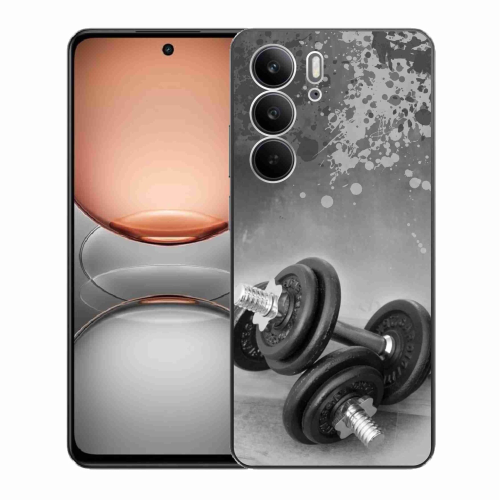 Gél borítás mmCase a Realme C75 készülékhez - súlyzók 1