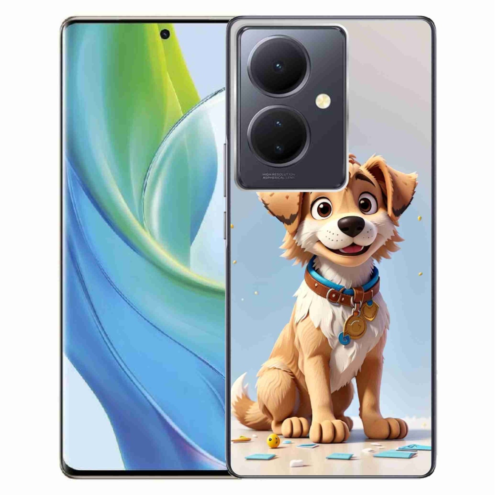 Gél borító mmCase a Vivo V29 Lite 5G-hez - rajzfilm kölyökkutyus