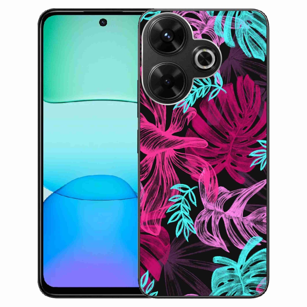 Gél borítás mmCase a Xiaomi Redmi 13 4G/Poco M6 4G - virágok 1