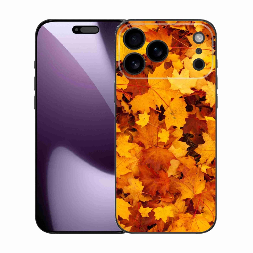 Gél borítás mmCase iPhone 17 Pro Max készülékhez - juharlevelek