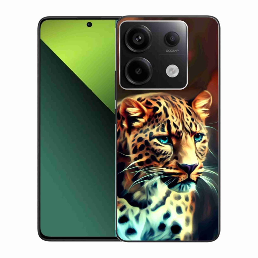 Gél borítás mmCase a Xiaomi Redmi Note 13 Pro 5G/Poco X6 5G számára - leopárd