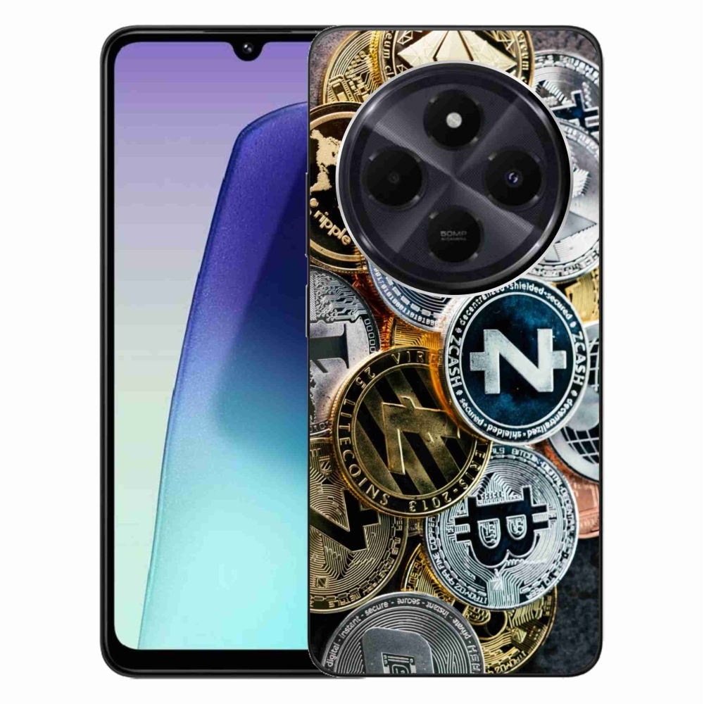 Gél borítás mmCase a Xiaomi Redmi 14C/Poco C75 számára - kriptovaluták